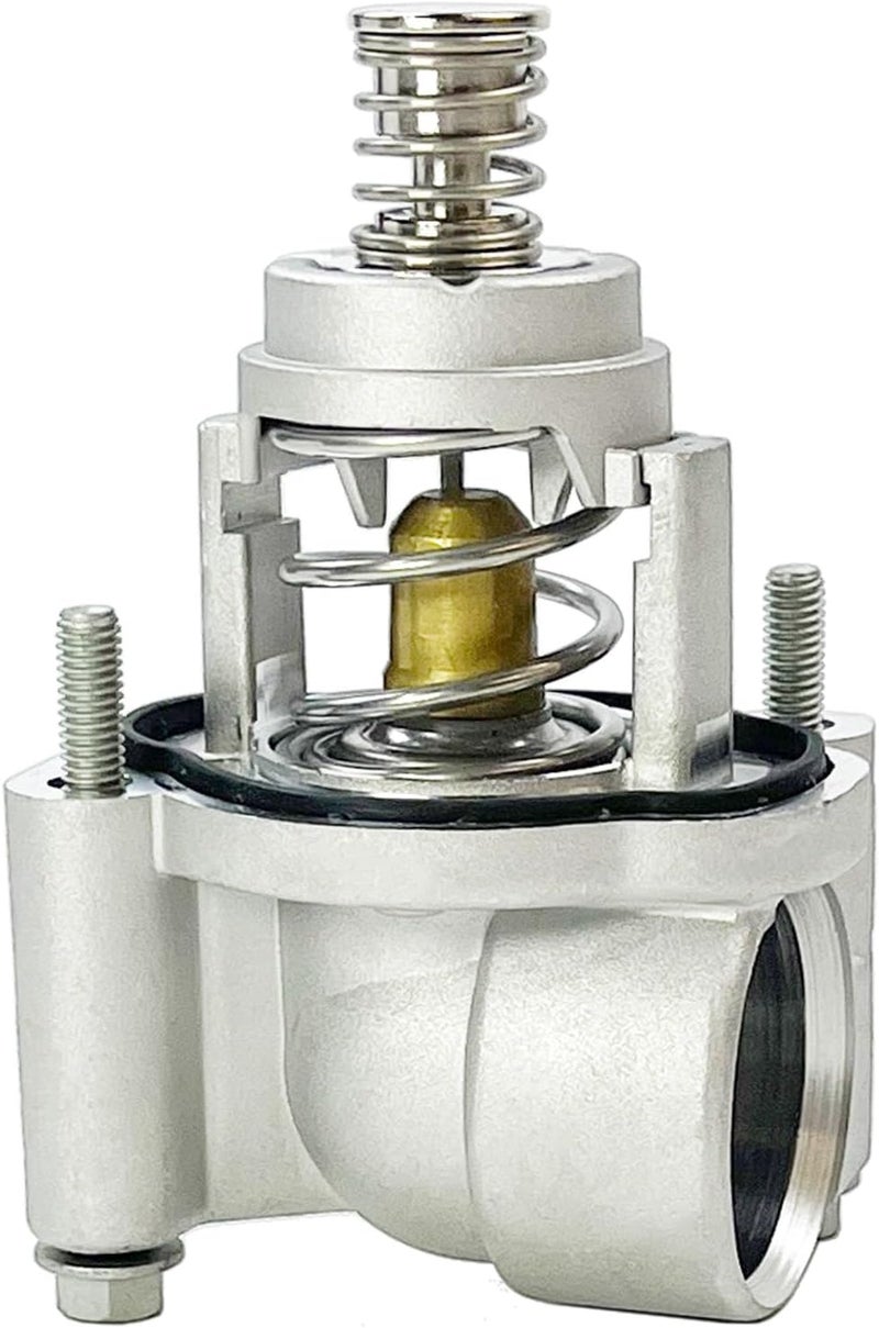 LLANNDER Aluminum Engine Coolant Thermostat Housing Assembly Compatible with 2017-2023 Buick Cadillac Chevy GMC Vehicles - LaCrosse Regal XT5 XT6 Blazer Acadia 3.6L, Replaces 12678780 - Image 1